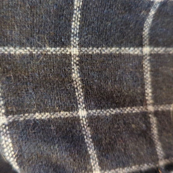 Modcloth Buttoned Tailored Blue Plaid Wide Leg Jumpsuit Size 3X Princess Seams - Picture 5 of 8